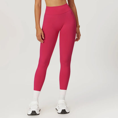 Ribbed Fitness Leggings - Women's High Waist Yoga &amp; Sports Tights