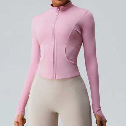 Elastic Yoga Jacket for Women