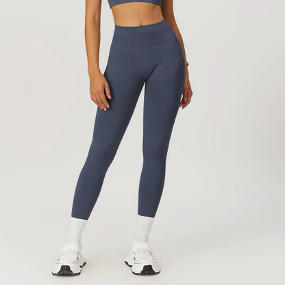 Ribbed Fitness Leggings - Women's High Waist Yoga &amp; Sports Tights