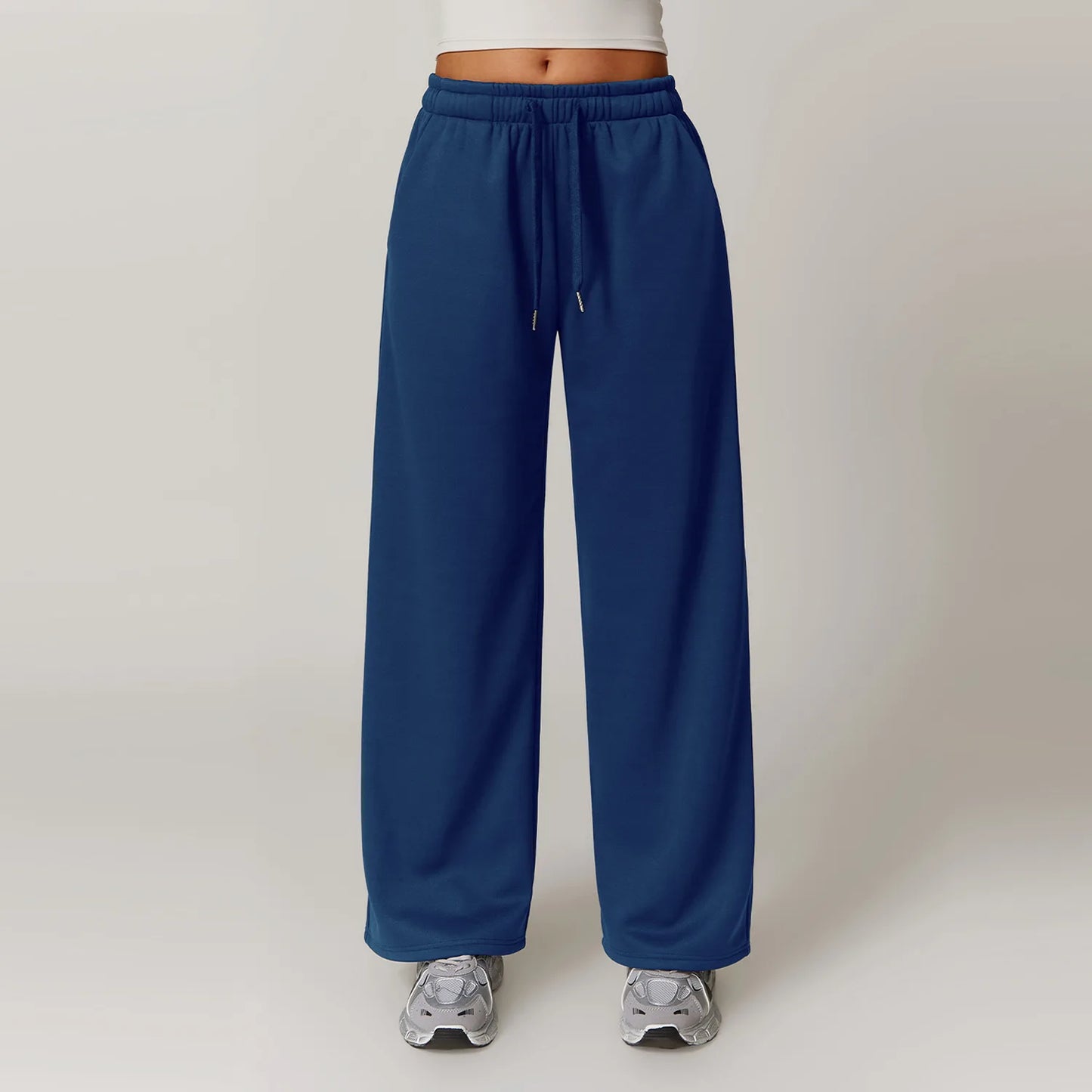 Winter Plush Loose Sports Trousers for Women.