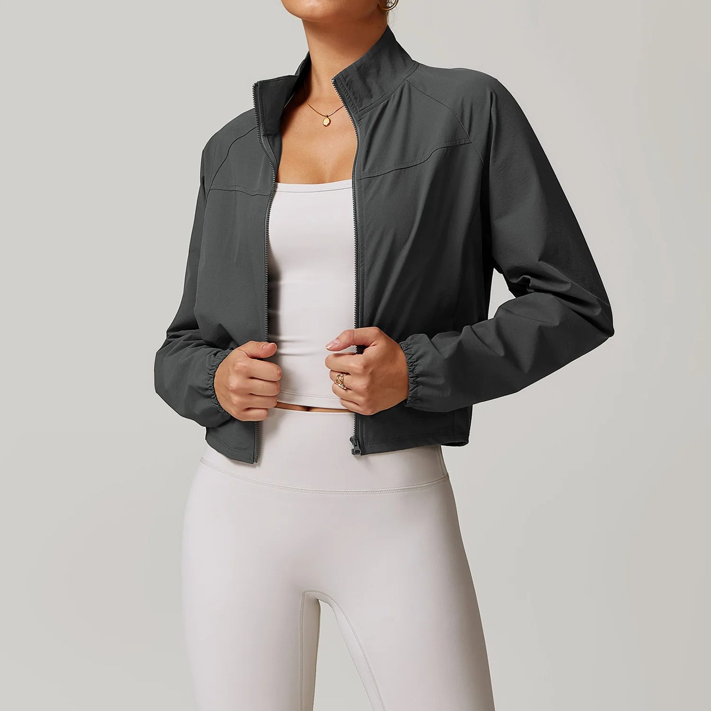 Women's Yoga Windproof Sports Jacket - Quick Drying &amp; Breathable
