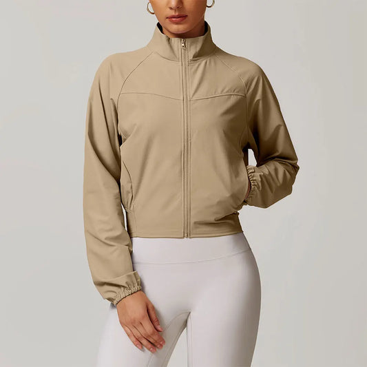 Women's Yoga Windproof Sports Jacket - Quick Drying &amp; Breathable