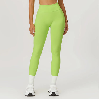 Ribbed Fitness Leggings - Women's High Waist Yoga &amp; Sports Tights