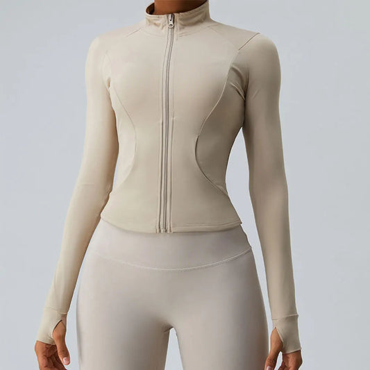 Elastic Yoga Jacket for Women