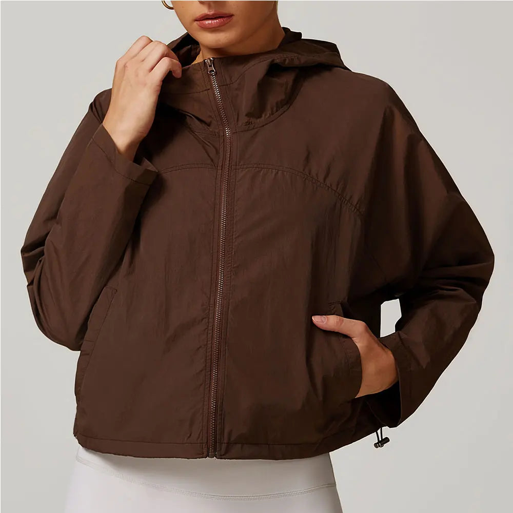 Women's Windproof Fitness Jacket - Quick Drying &amp; Breathable.