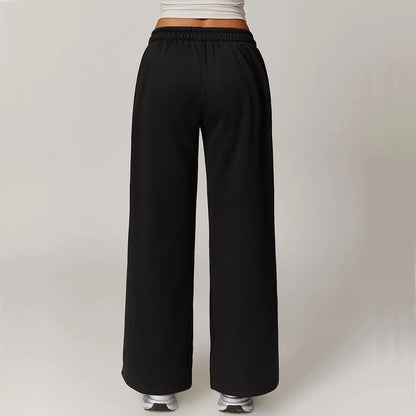 Winter Plush Loose Sports Trousers for Women.
